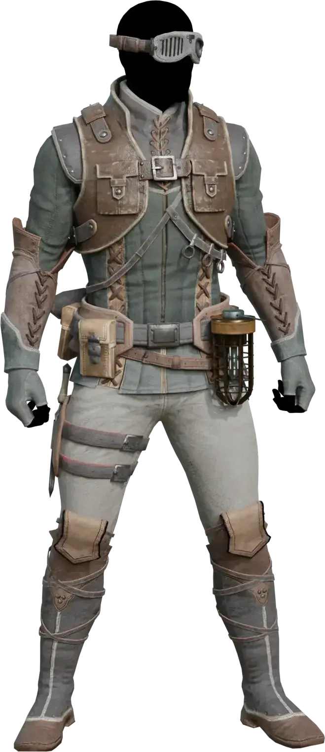 Leather α armor set
