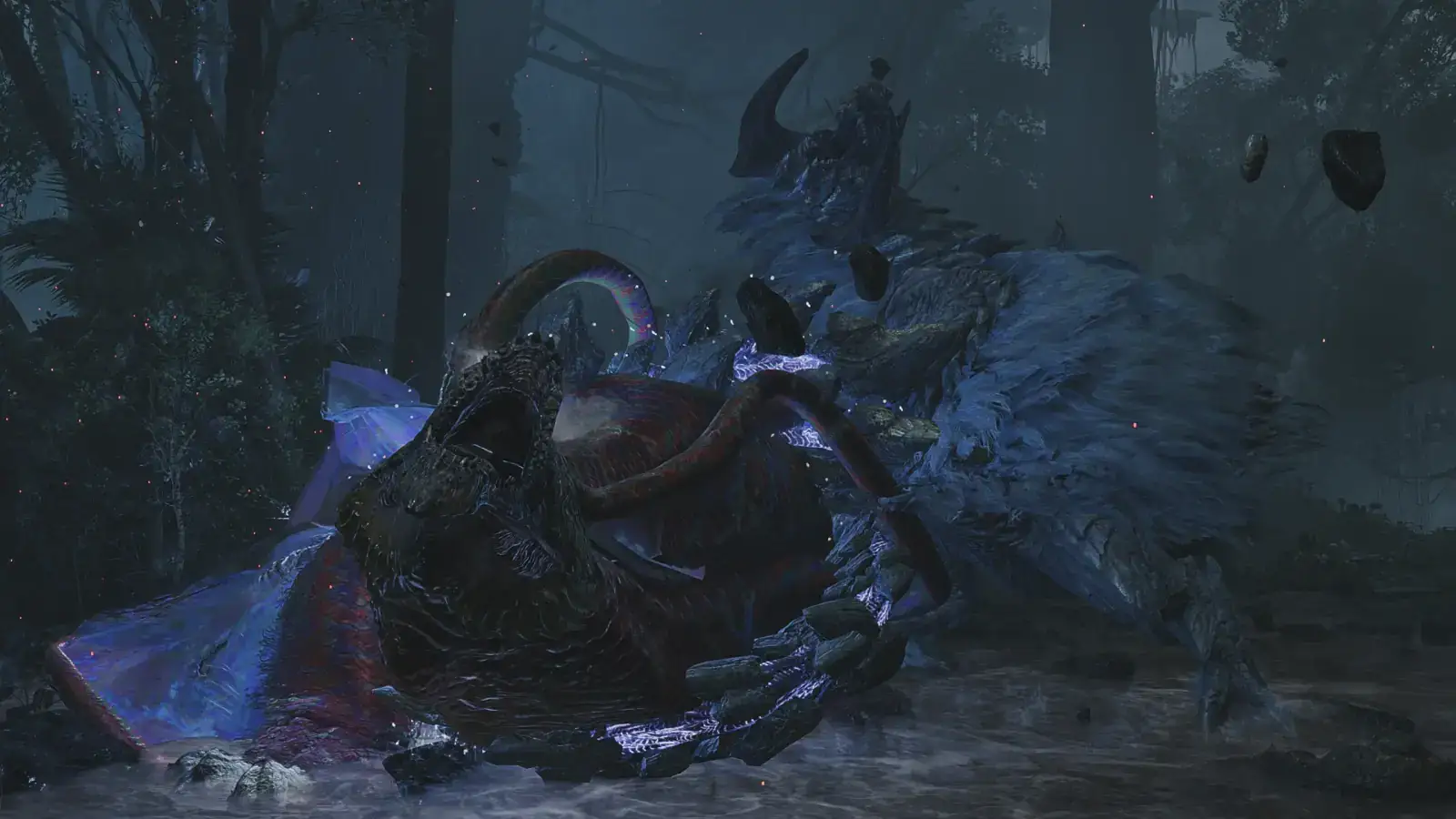 Arkveld in Monster Hunter Wilds, in-game screenshot
