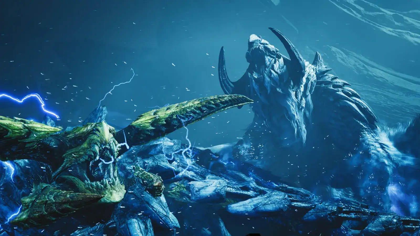 Guardian Arkveld in Monster Hunter Wilds, in-game screenshot