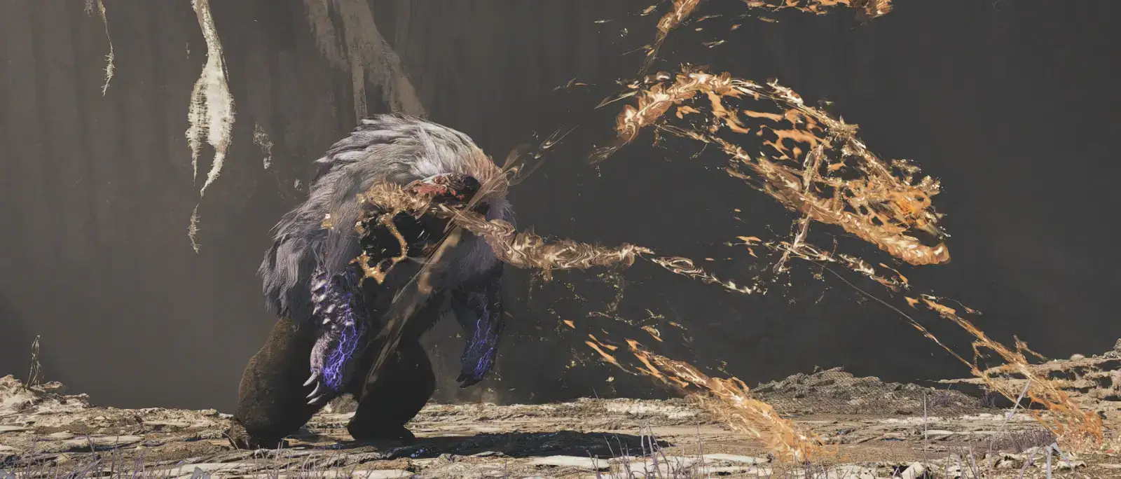 Guardian Doshaguma in Monster Hunter Wilds, in-game screenshot
