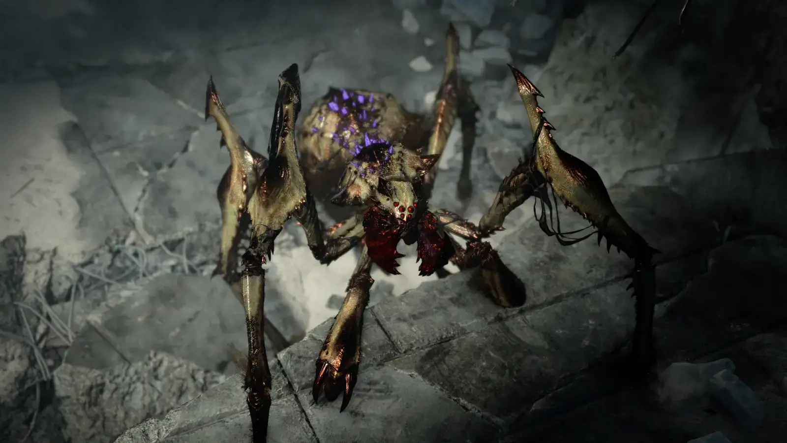 Nerscylla in Monster Hunter Wilds, in-game screenshot