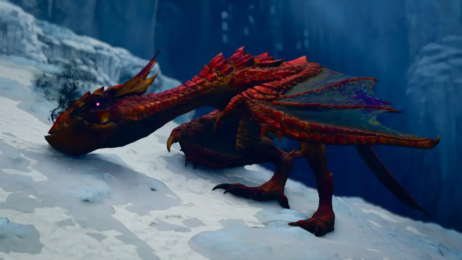 Yian Kut-Ku in Monster Hunter Wilds, in-game screenshot